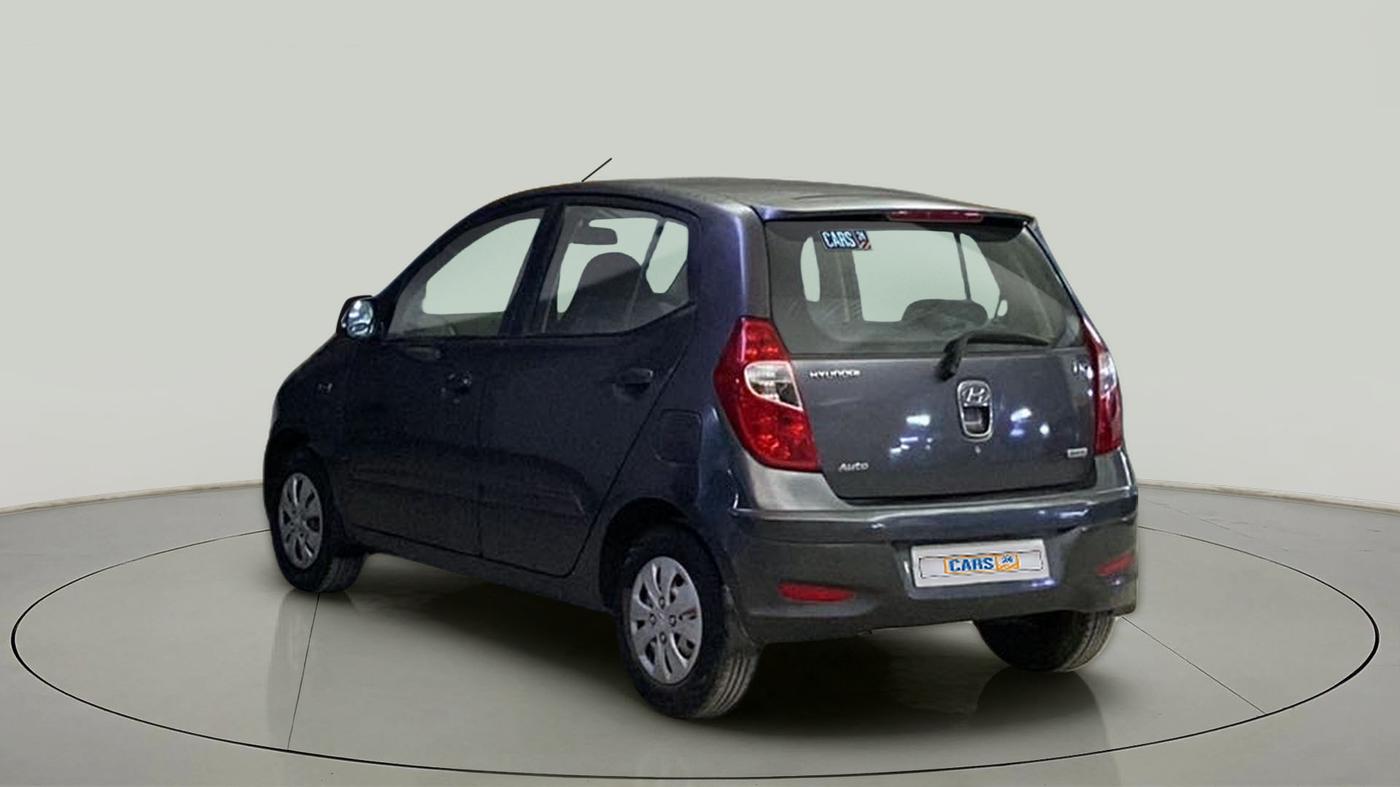 2011 Hyundai i10 SPORTZ 1.2 AT, Petrol, Automatic, 61,445 km, Left Back Diagonal