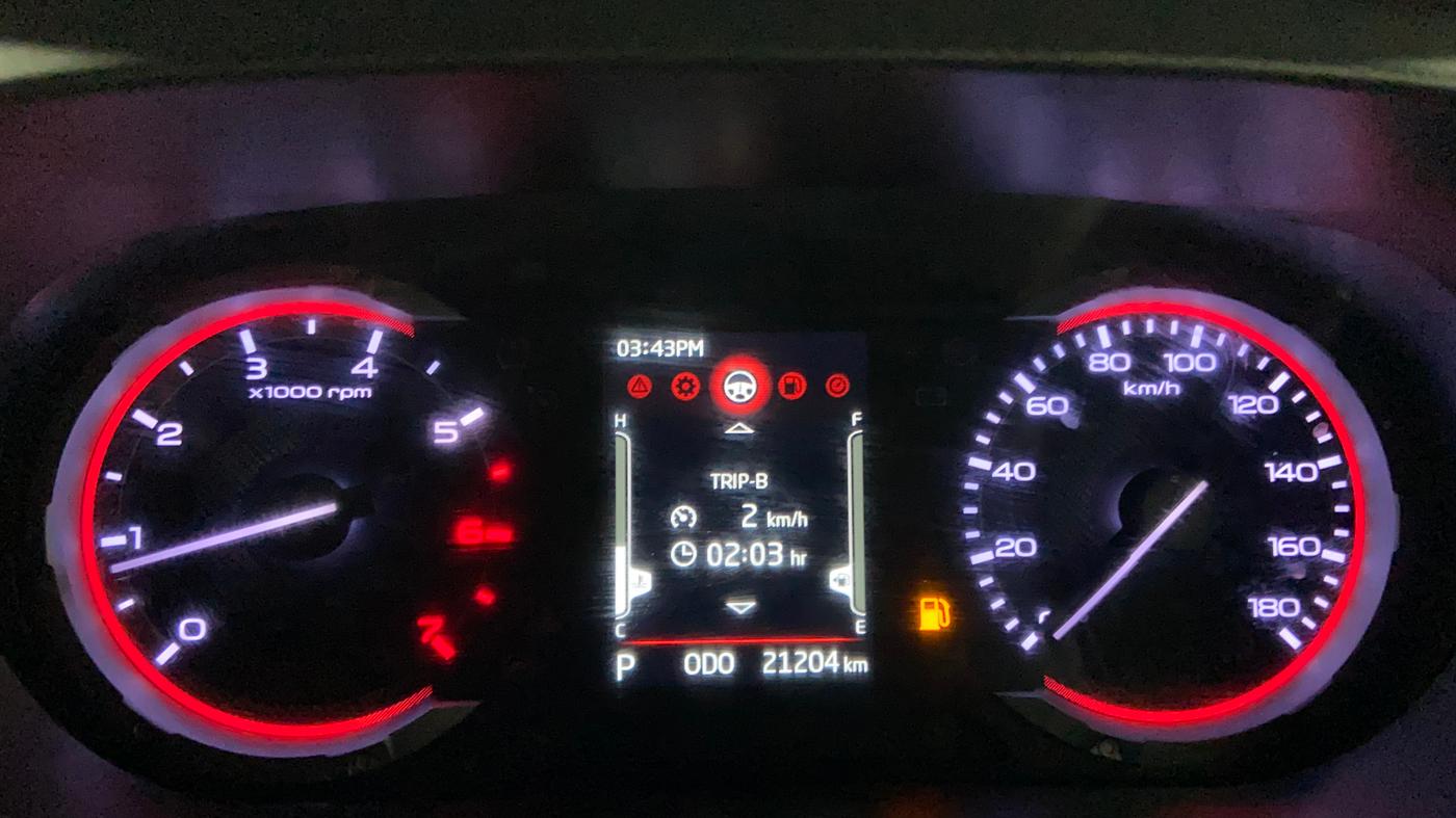 2021 Mahindra Thar LX PETROL HT 4WD AT, CNG, Automatic, 21,393 km, Odometer Image