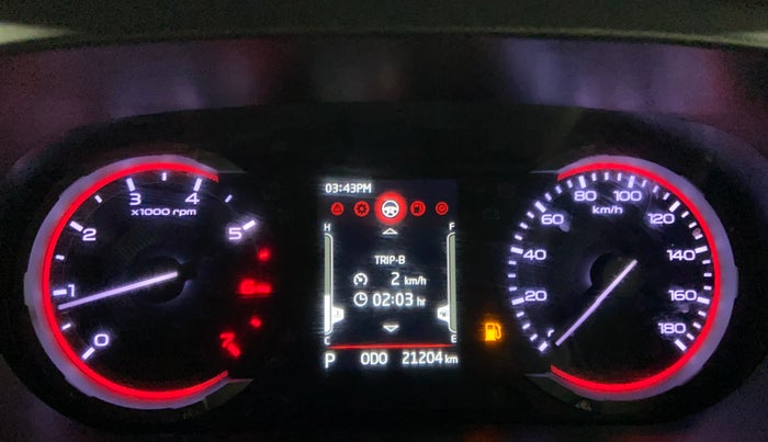 2021 Mahindra Thar LX PETROL HT 4WD AT, Petrol, Automatic, 21,393 km, Odometer Image