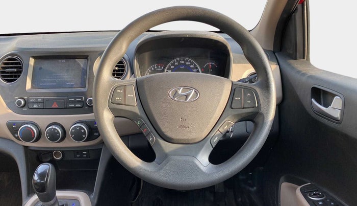 2018 Hyundai Grand i10 SPORTZ AT 1.2 KAPPA VTVT, Petrol, Automatic, 42,364 km, Steering Wheel Close Up