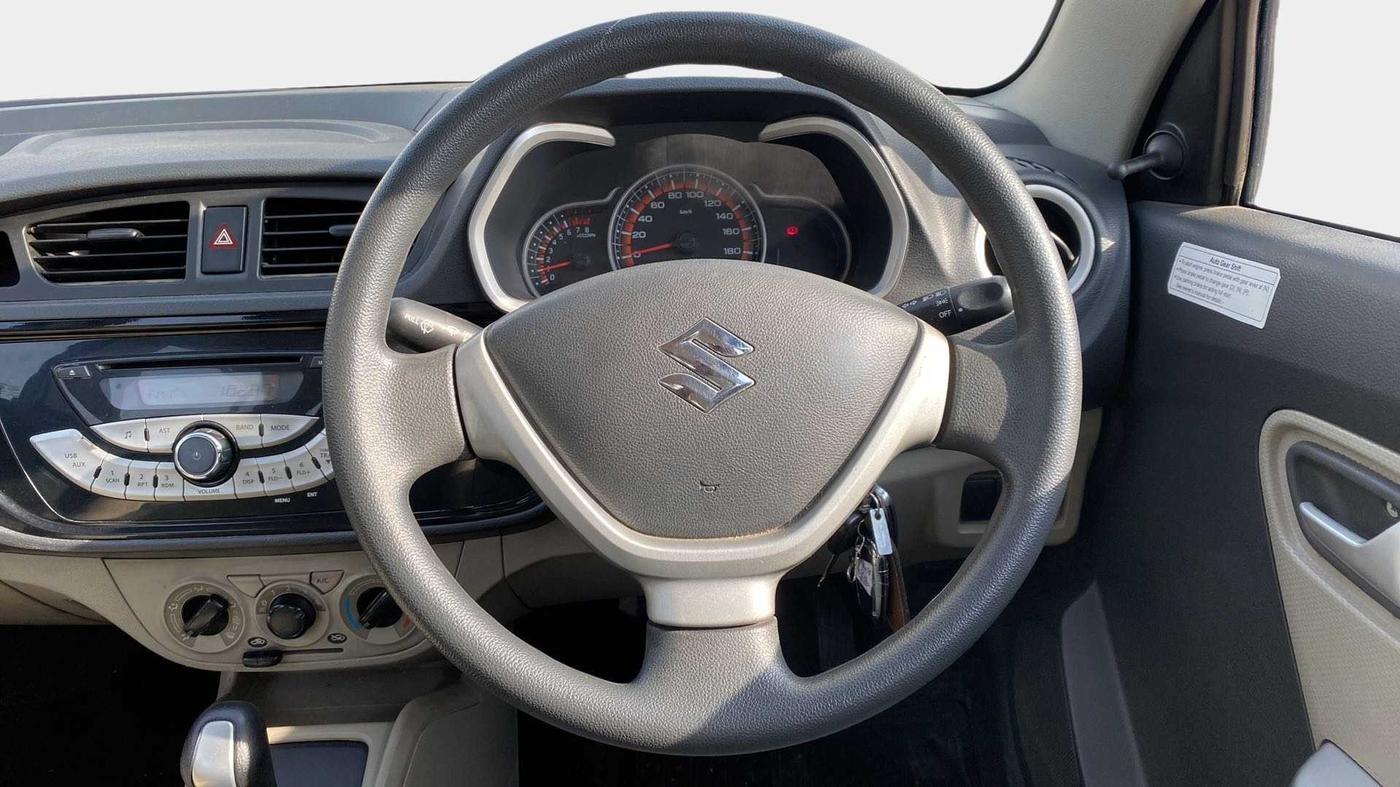 2014 Maruti Alto K10 VXI AMT, Petrol, Automatic, 82,298 km, Steering Wheel Close Up