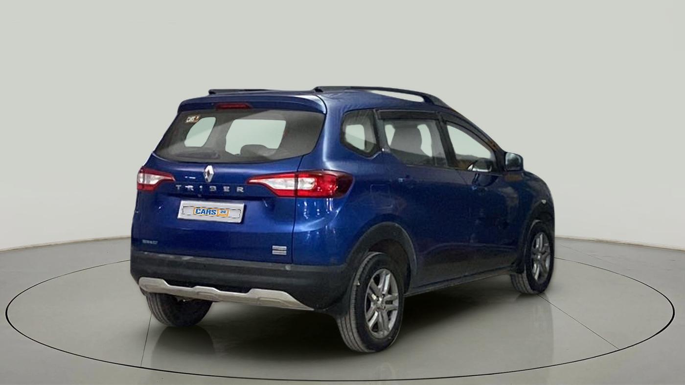 2020 Renault TRIBER RXZ AMT, Petrol, Automatic, 14,217 km, Right Back Diagonal