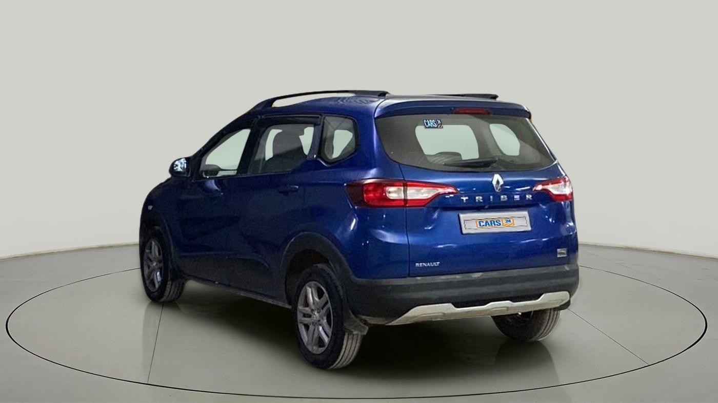 2020 Renault TRIBER RXZ AMT, Petrol, Automatic, 14,217 km, Left Back Diagonal