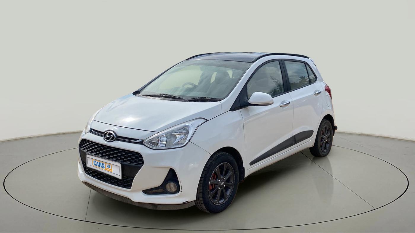2014 Hyundai Grand i10 ASTA AT 1.2 KAPPA VTVT, Petrol, Automatic, 44,084 km, Left Front Diagonal