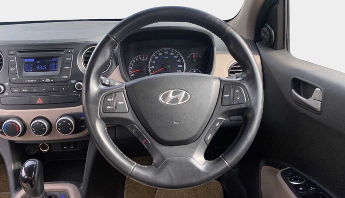 2014 Hyundai Grand i10 ASTA AT 1.2 KAPPA VTVT, Petrol, Automatic, 44,084 km, Steering Wheel Close Up