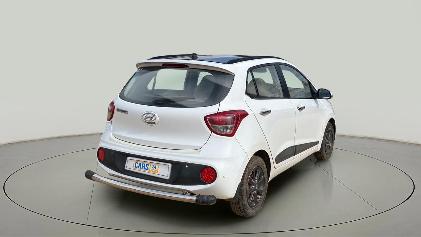 2014 Hyundai Grand i10 ASTA AT 1.2 KAPPA VTVT, Petrol, Automatic, 44,084 km, Right Back Diagonal