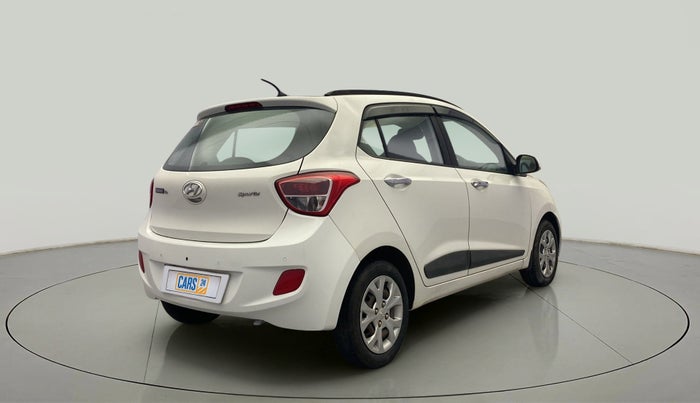 2014 Hyundai Grand i10 SPORTZ 1.2 KAPPA VTVT, Petrol, Manual, 75,901 km, Right Back Diagonal