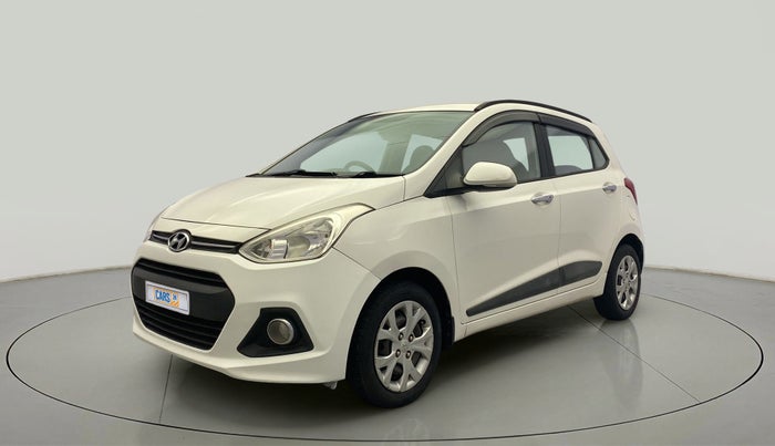 2014 Hyundai Grand i10 SPORTZ 1.2 KAPPA VTVT, Petrol, Manual, 75,901 km, Left Front Diagonal