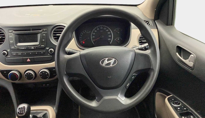 2014 Hyundai Grand i10 SPORTZ 1.2 KAPPA VTVT, Petrol, Manual, 75,901 km, Steering Wheel Close Up