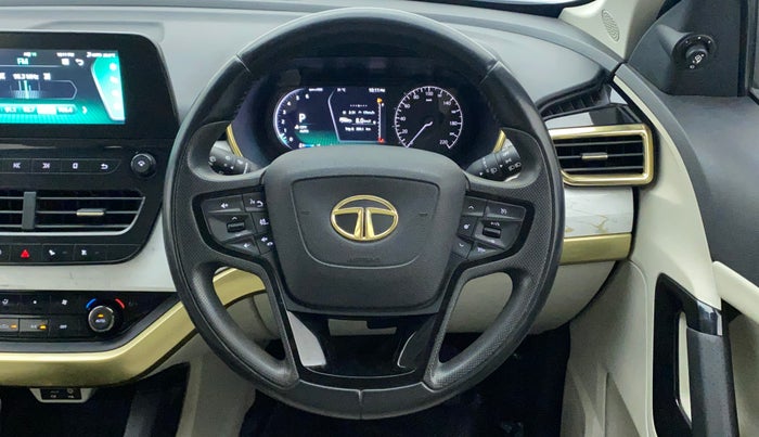 2022 Tata Safari XZA PLUS GOLD 6 S, Diesel, Automatic, 23,488 km, Steering Wheel Close Up