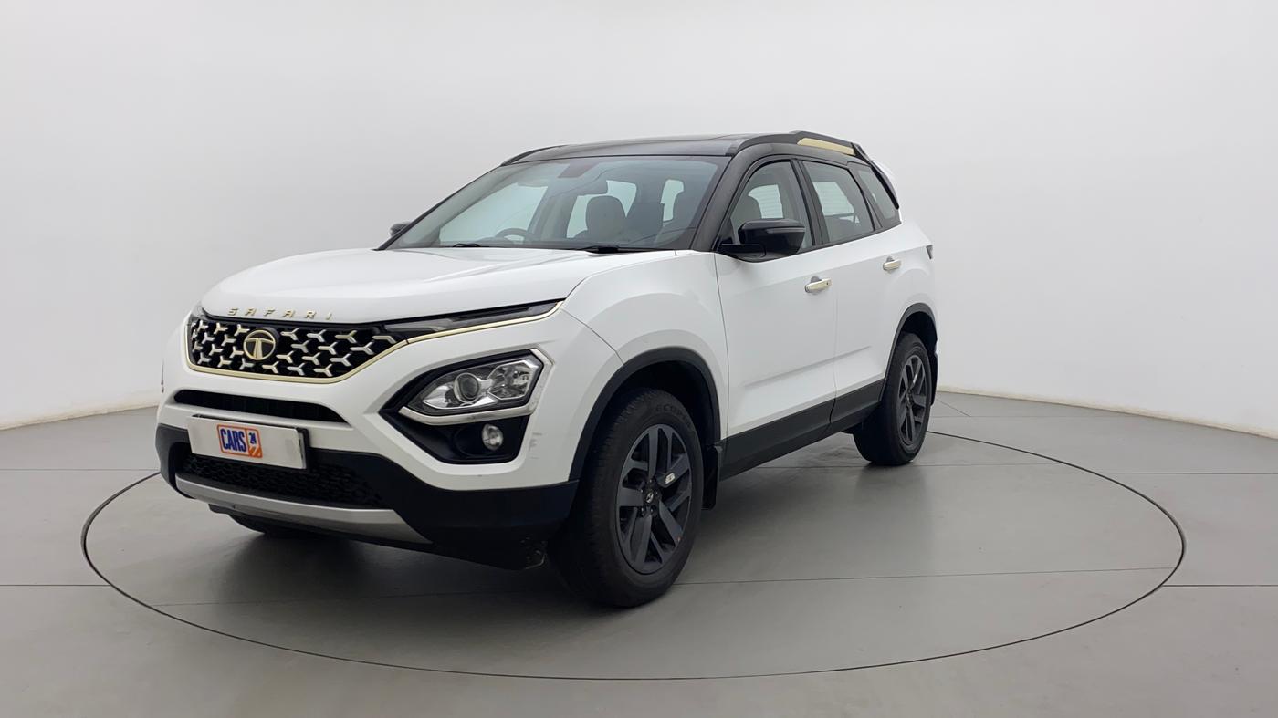 2022 Tata Safari XZA PLUS GOLD 6 S, Diesel, Automatic, 23,488 km, Left Front Diagonal