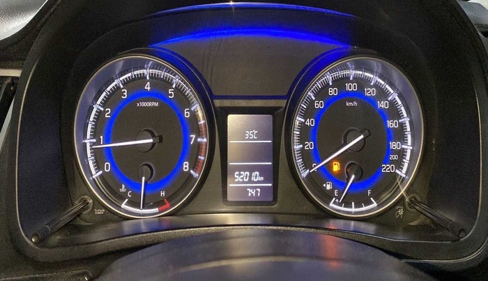 2018 Maruti Baleno DELTA PETROL 1.2, Petrol, Manual, 52,005 km, Odometer Image