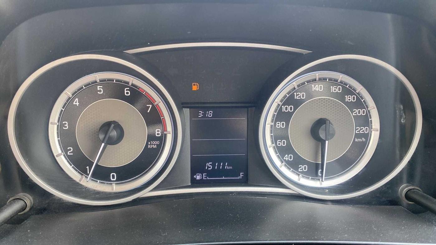 2017 Maruti Dzire VXI, Petrol, Manual, 15,103 km, Odometer Image
