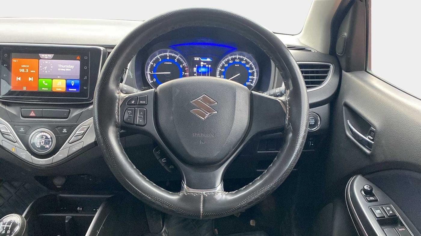 2020 Maruti Baleno ZETA PETROL 1.2, Petrol, Manual, 28,252 km, Steering Wheel Close Up
