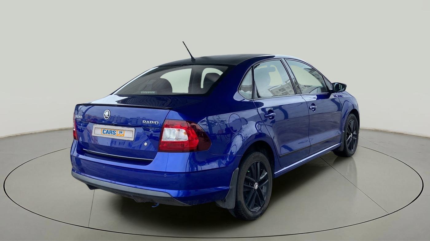 2020 Skoda Rapid AMBITION AT TSI, Petrol, Automatic, 37,603 km, Right Back Diagonal