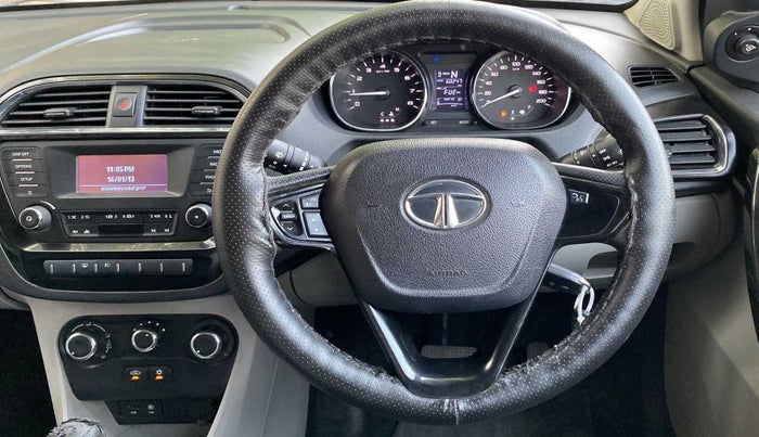 2018 Tata Tiago XZA PETROL, Petrol, Automatic, 60,237 km, Steering Wheel Close Up