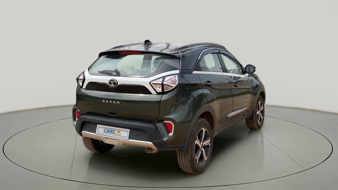 2022 Tata NEXON XZA PLUS (O) PETROL, Petrol, Automatic, 13,679 km, Right Back Diagonal