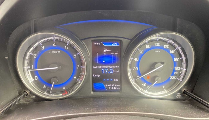 2017 Maruti Baleno ALPHA PETROL 1.2, Petrol, Manual, 51,814 km, Odometer Image