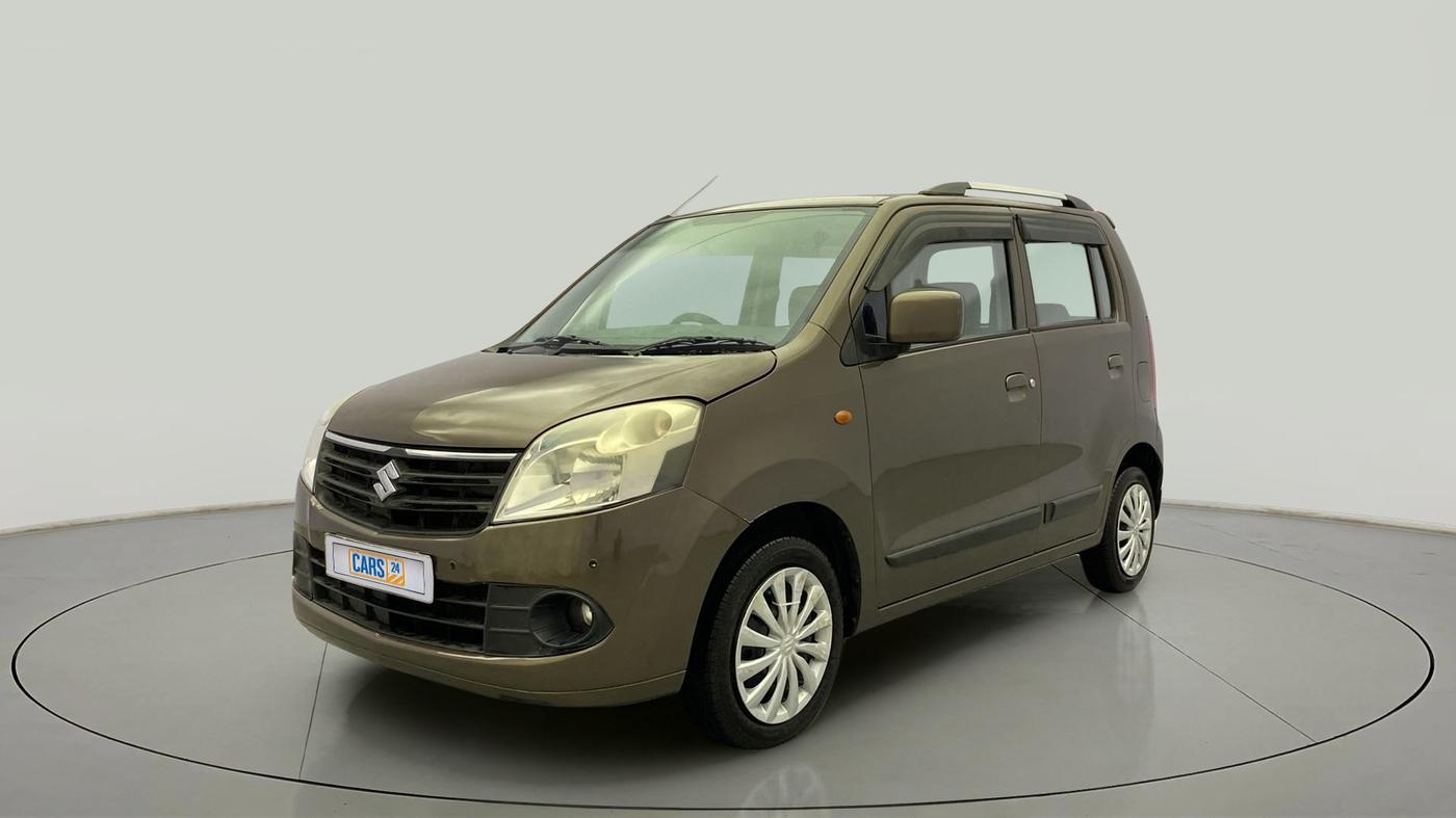 2012 Maruti Wagon R 1.0 VXI, Petrol, Manual, 63,729 km, Left Front Diagonal