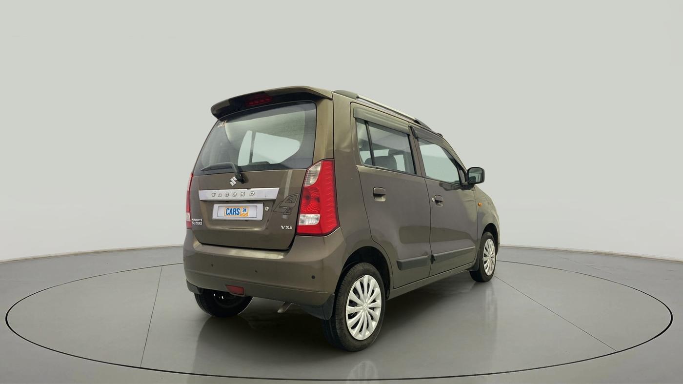 2012 Maruti Wagon R 1.0 VXI, Petrol, Manual, 63,729 km, Right Back Diagonal
