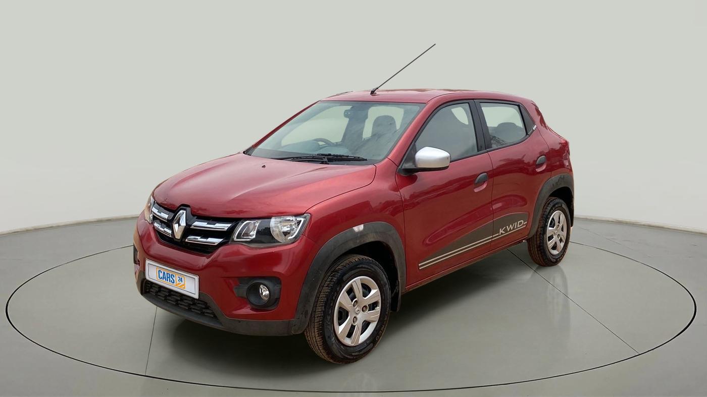 2019 Renault Kwid RXT 1.0 AMT, Petrol, Automatic, 11,581 km, Left Front Diagonal