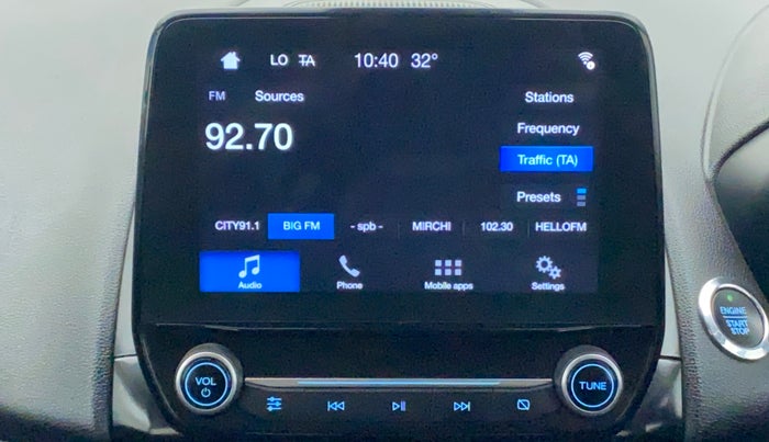 2018 Ford Ecosport TITANIUM + 1.5L PETROL AT, Petrol, Automatic, 57,224 km, Infotainment System