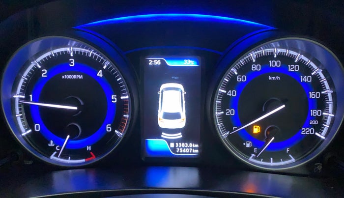 2016 Maruti Baleno ALPHA DIESEL 1.3, Diesel, Manual, 75,407 km, Odometer Image