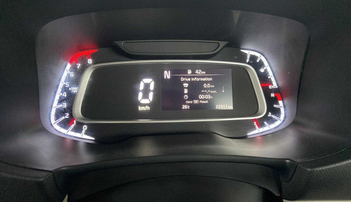 2022 KIA SONET HTX 1.0 IMT, Petrol, Manual, 22,287 km, Odometer Image