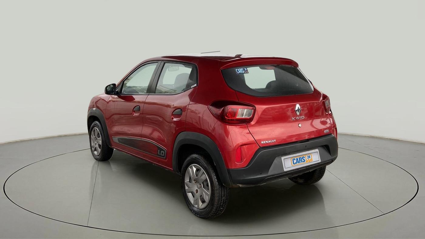 2019 Renault Kwid RXT 1.0 AMT (O), Petrol, Automatic, 16,684 km, Left Back Diagonal