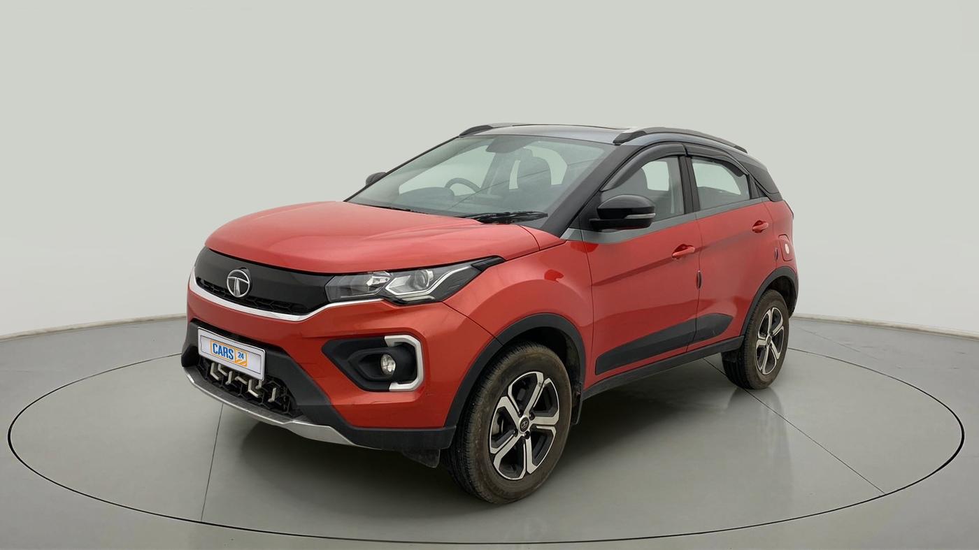 2022 Tata NEXON XZA PLUS SUNROOF DUAL TONE PETROL, Petrol, Automatic, 15,110 km, Left Front Diagonal