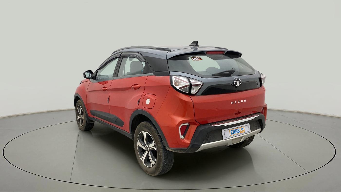 2022 Tata NEXON XZA PLUS SUNROOF DUAL TONE PETROL, Petrol, Automatic, 15,110 km, Left Back Diagonal