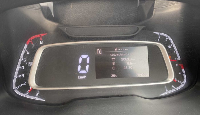2022 KIA SONET GTX PLUS 1.0 IMT, Petrol, Manual, 21,133 km, Odometer Image