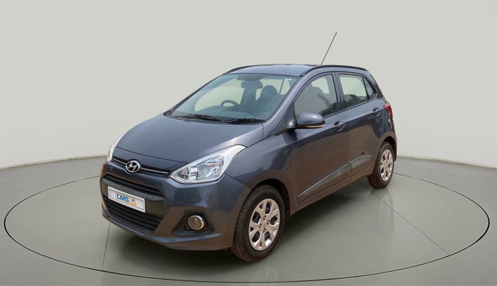 2015 Hyundai Grand i10 SPORTZ 1.2 KAPPA VTVT, Petrol, Manual, 45,766 km, Left Front Diagonal