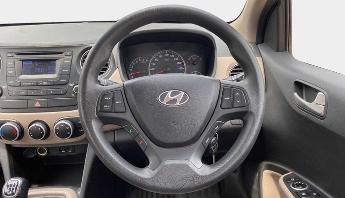2015 Hyundai Grand i10 SPORTZ 1.2 KAPPA VTVT, Petrol, Manual, 45,766 km, Steering Wheel Close Up