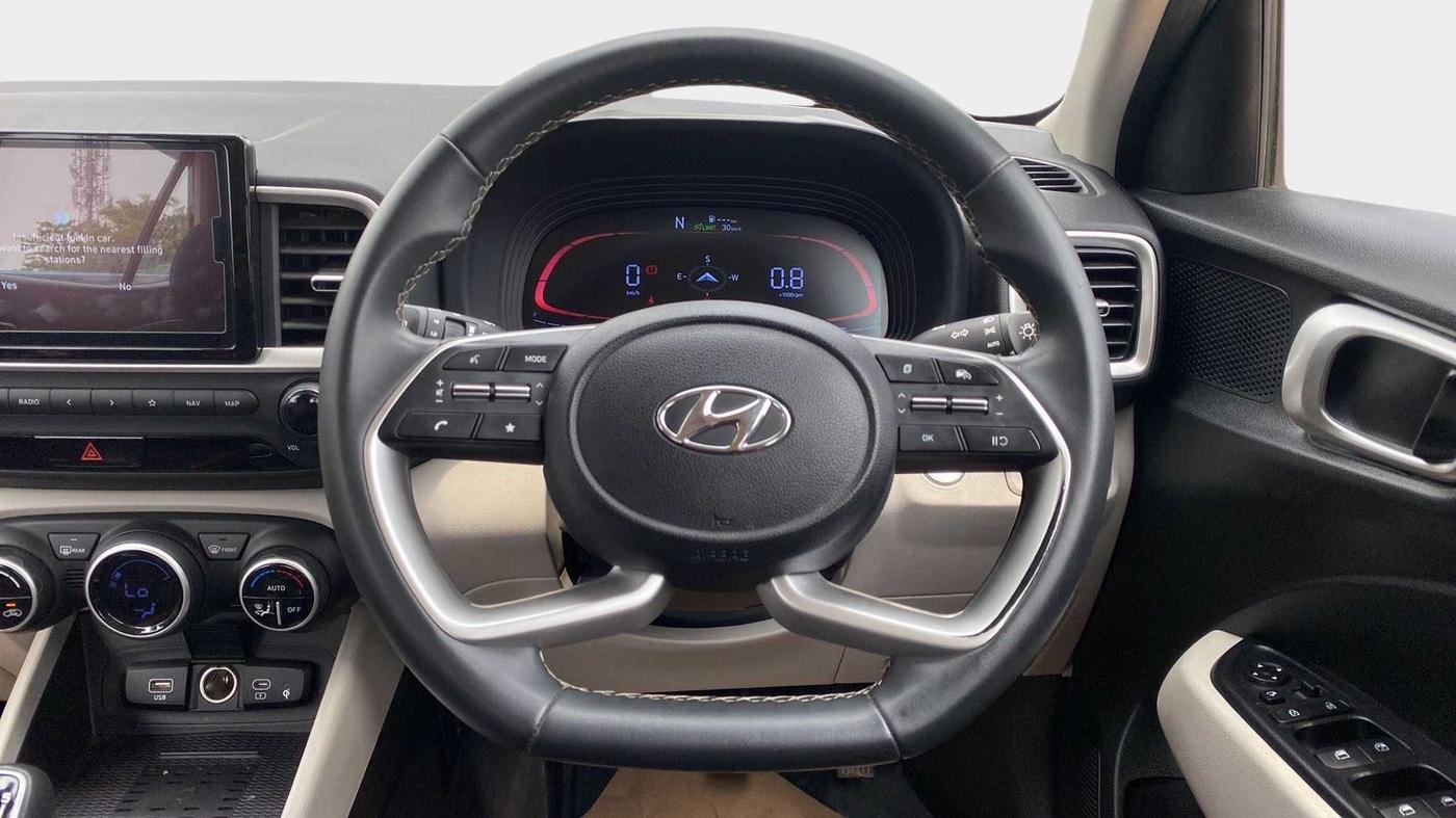 2022 Hyundai VENUE SX 1.0 (O) TURBO IMT, Petrol, Manual, 35,746 km, Steering Wheel Close Up