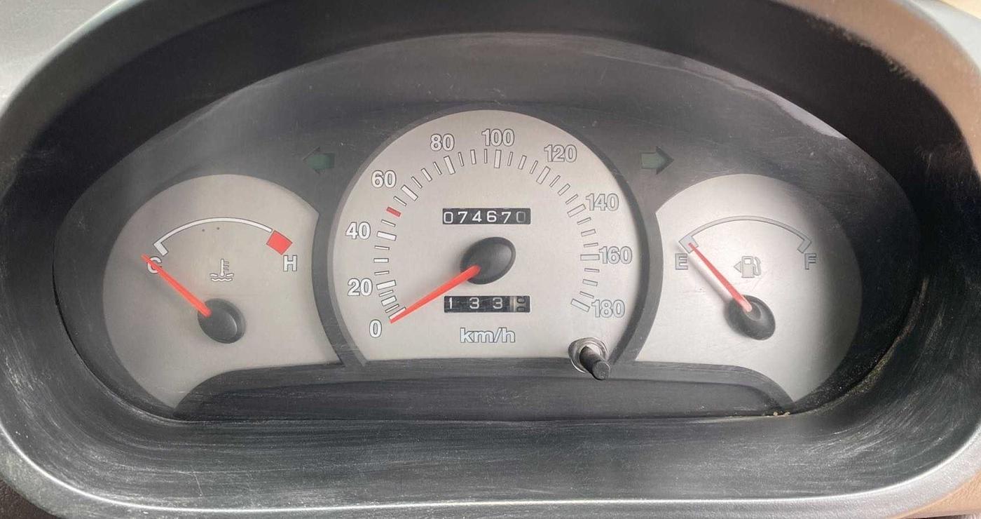2014 Hyundai Santro Xing GLS PLUS AUDIO, Petrol, Manual, 74,647 km, Odometer Image