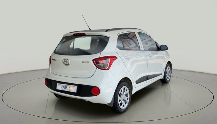 2018 Hyundai Grand i10 SPORTZ 1.2 KAPPA VTVT, Petrol, Manual, 61,847 km, Right Back Diagonal