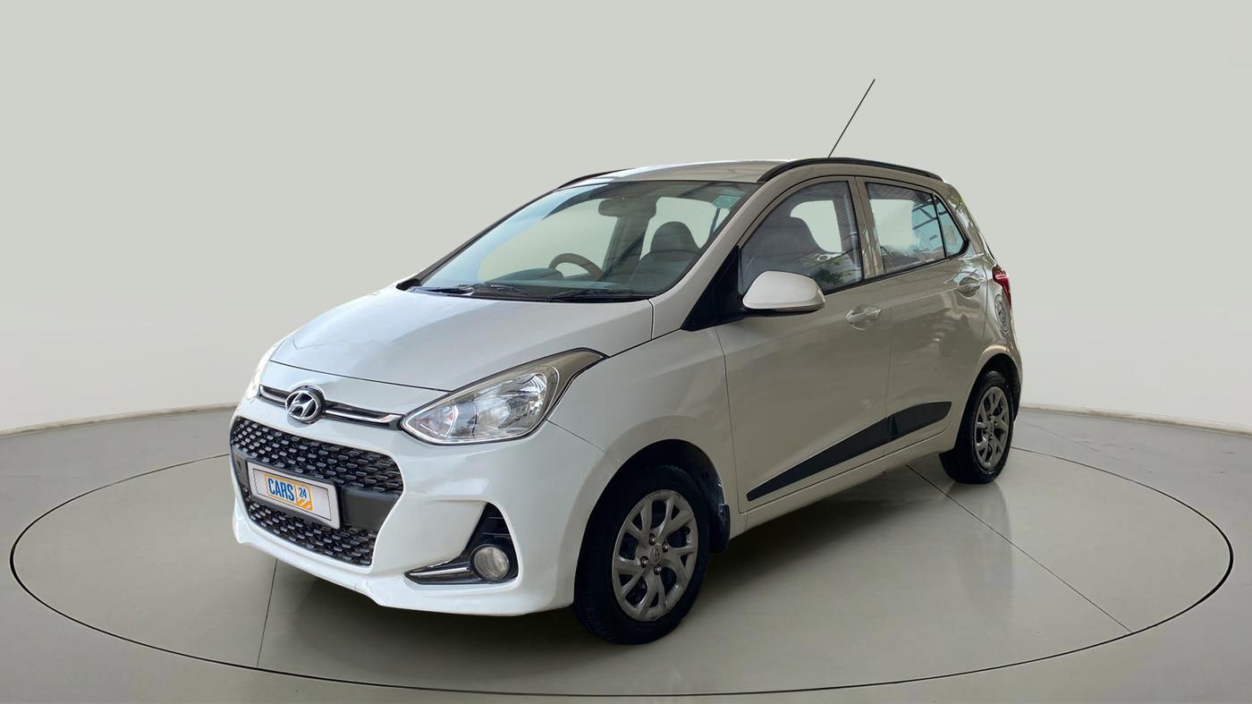 2018 Hyundai Grand i10 SPORTZ 1.2 KAPPA VTVT, Petrol, Manual, 61,847 km, Left Front Diagonal