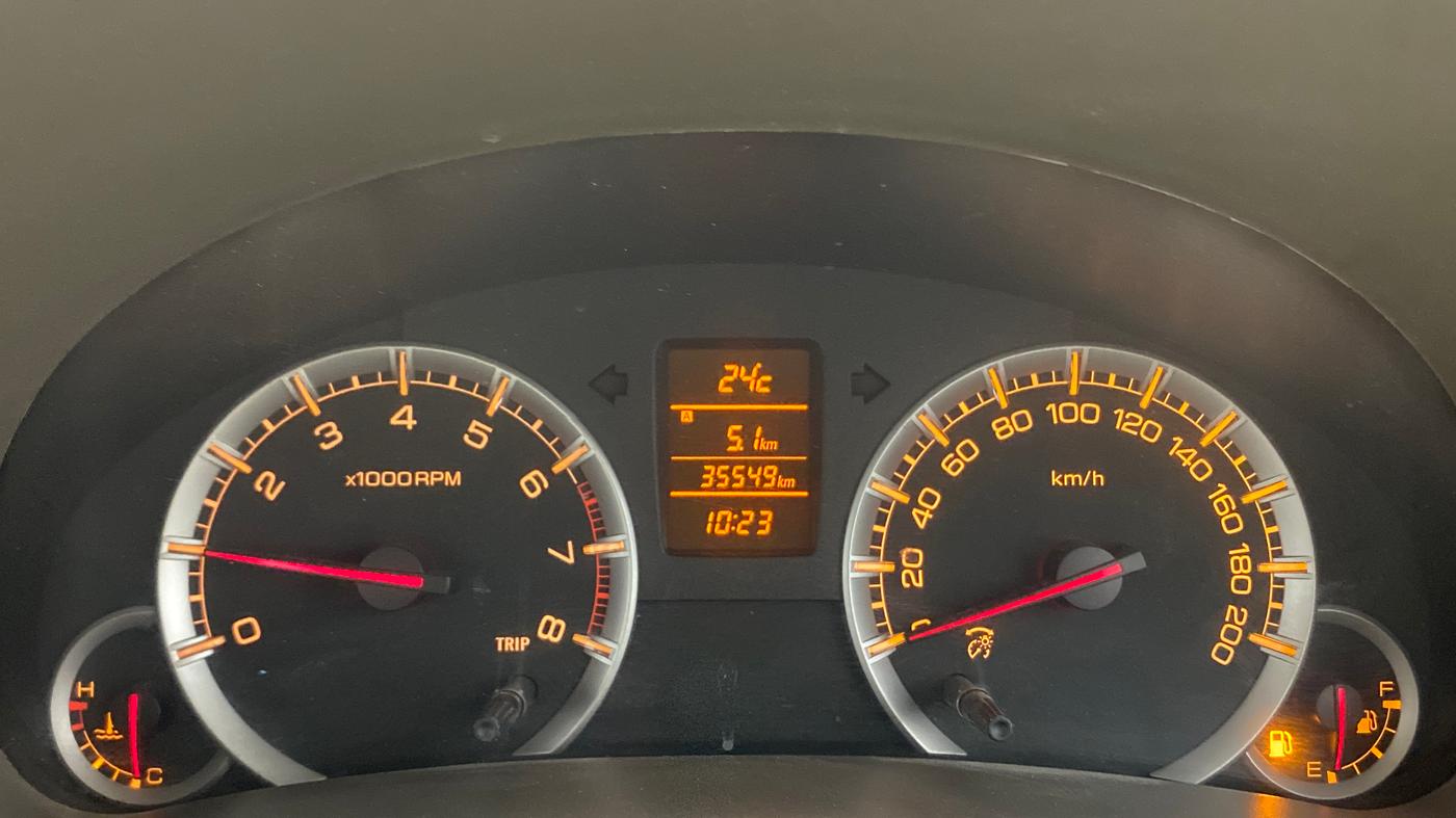 2012 Maruti Ertiga ZXI, Petrol, Manual, 35,549 km, Odometer Image