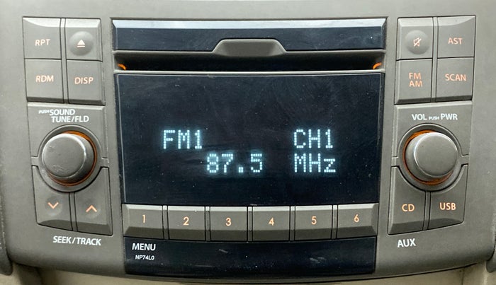 2012 Maruti Ertiga ZXI, Petrol, Manual, 35,549 km, Infotainment System