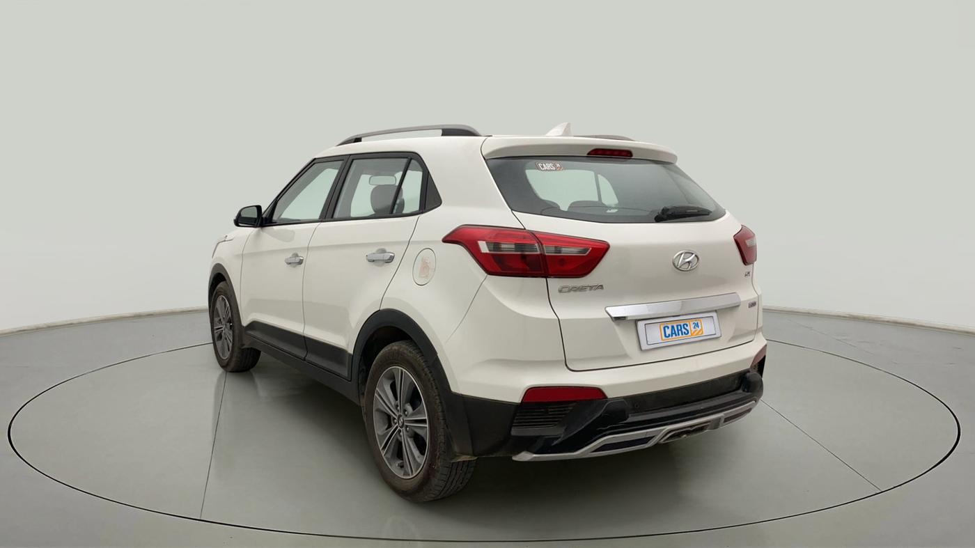 2017 Hyundai Creta SX PLUS AT 1.6 PETROL, Petrol, Automatic, 64,706 km, Left Back Diagonal