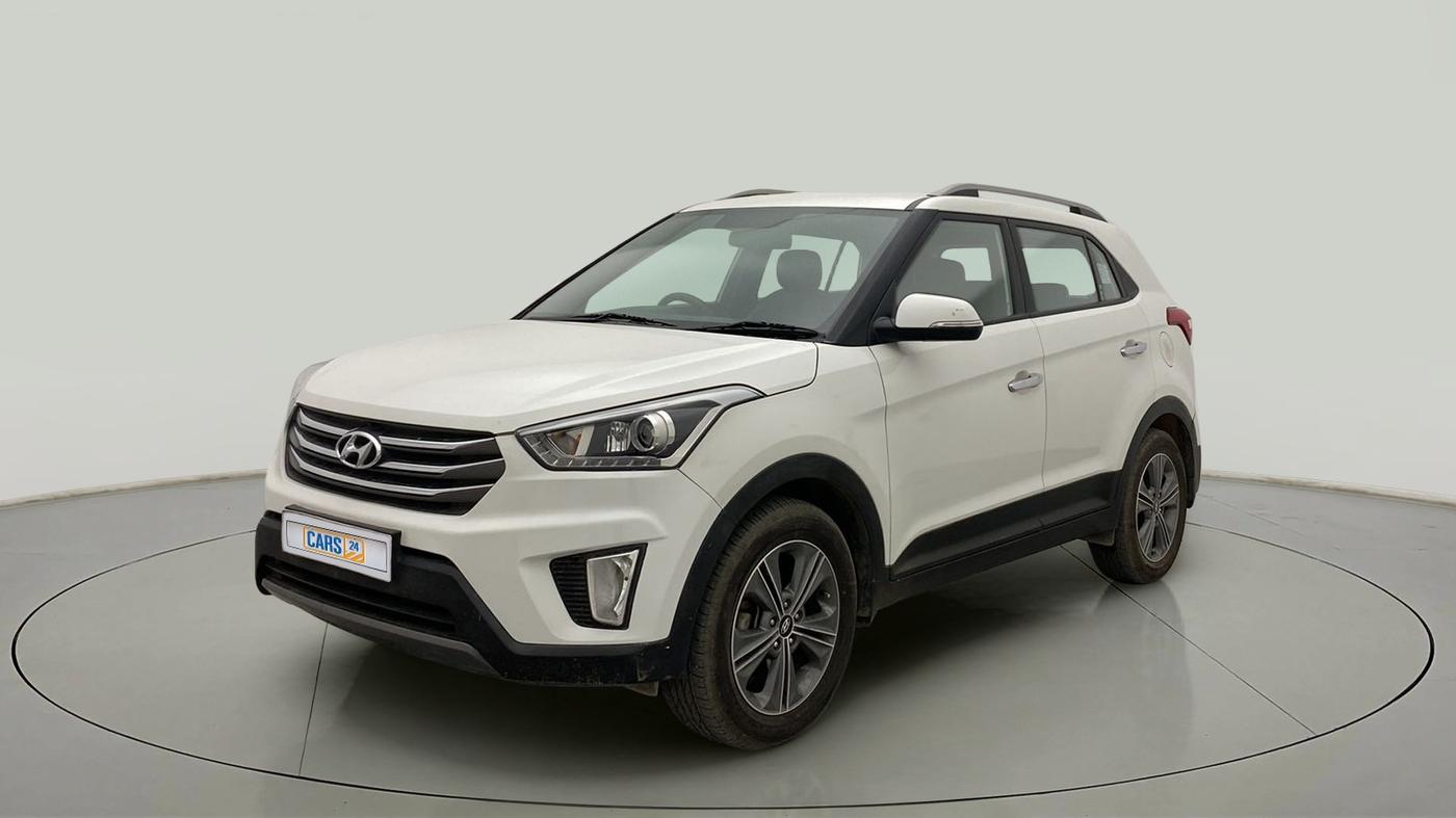 2017 Hyundai Creta SX PLUS AT 1.6 PETROL, Petrol, Automatic, 64,706 km, Left Front Diagonal
