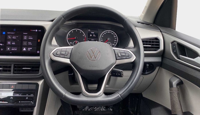 2021 Volkswagen TAIGUN HIGHLINE 1.0 TSI MT, Petrol, Manual, 6,510 km, Steering Wheel Close Up
