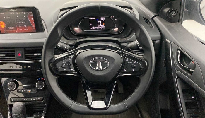 2022 Tata NEXON XZA PLUS (L), Petrol, Automatic, 32,790 km, Steering Wheel Close Up