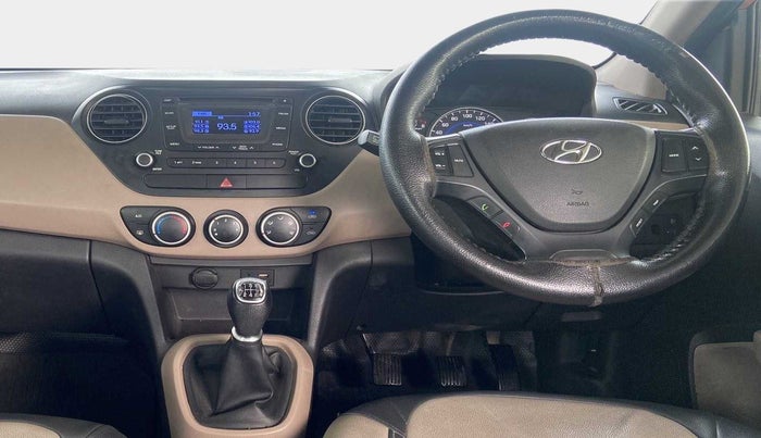 2016 Hyundai Grand i10 ASTA 1.2 KAPPA VTVT, Petrol, Manual, 1,14,786 km, Steering Wheel Close Up