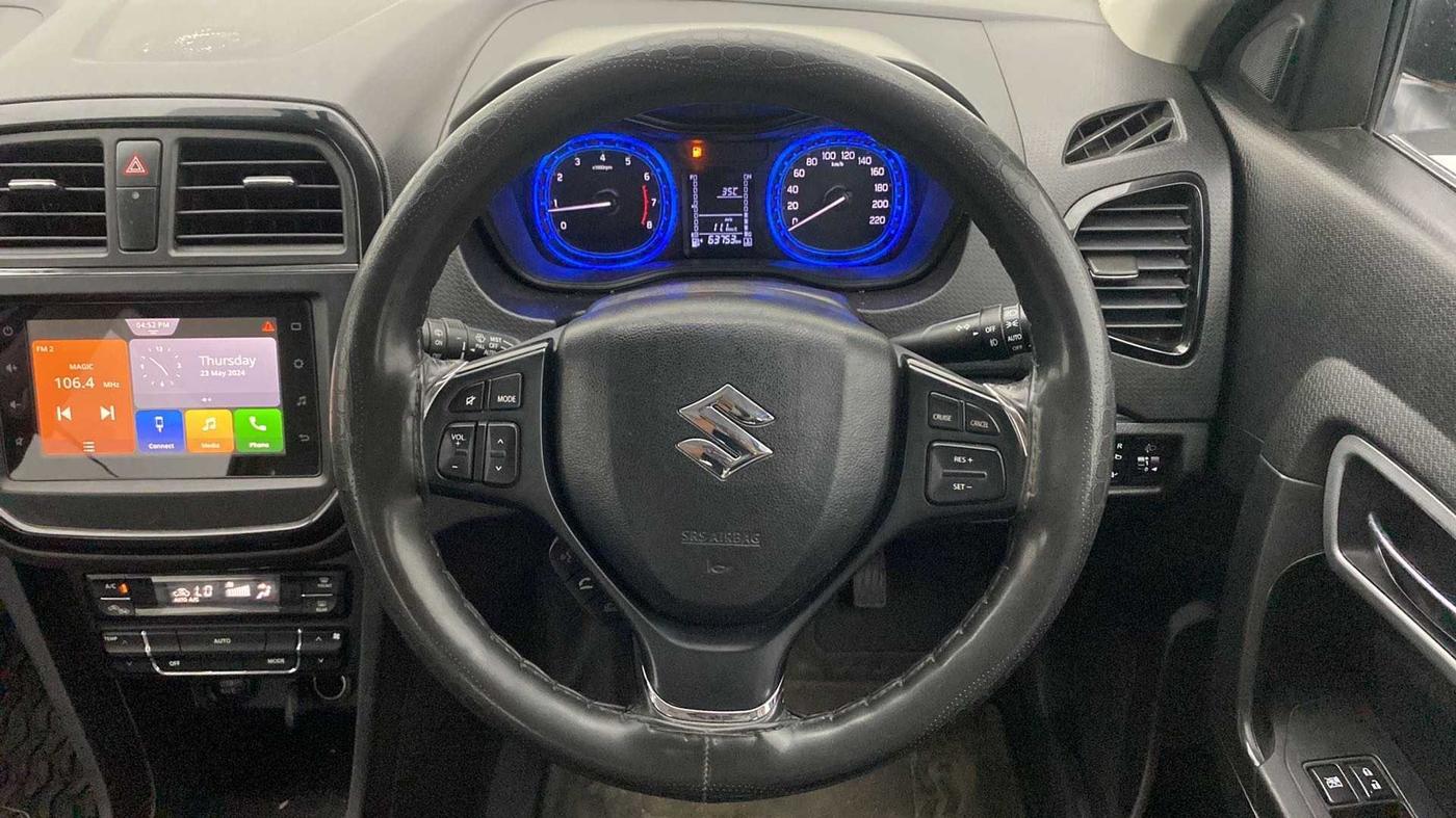 2021 Maruti Vitara Brezza ZXI PLUS, Petrol, Manual, 63,677 km, Steering Wheel Close Up