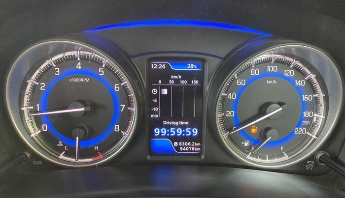 2017 Maruti Baleno ZETA PETROL 1.2, Petrol, Manual, 94,044 km, Odometer Image