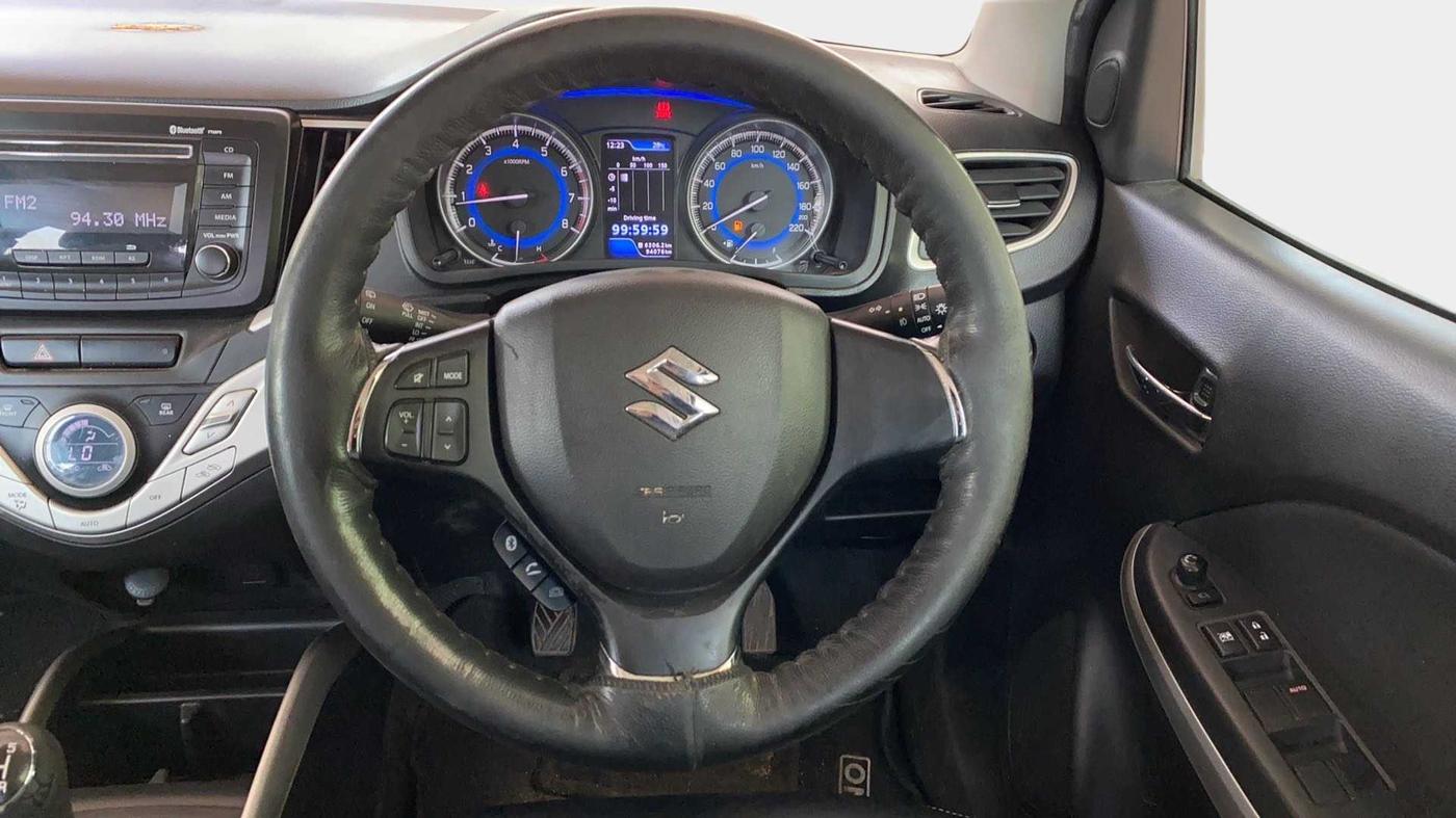 2017 Maruti Baleno ZETA PETROL 1.2, Petrol, Manual, 94,044 km, Steering Wheel Close Up