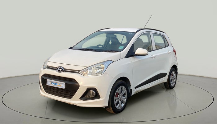 2016 Hyundai Grand i10 SPORTZ 1.2 KAPPA VTVT, Petrol, Manual, 77,838 km, Left Front Diagonal