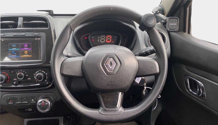 2019 Renault Kwid RXT 1.0 AMT (O), Petrol, Automatic, 17,407 km, Steering Wheel Close Up